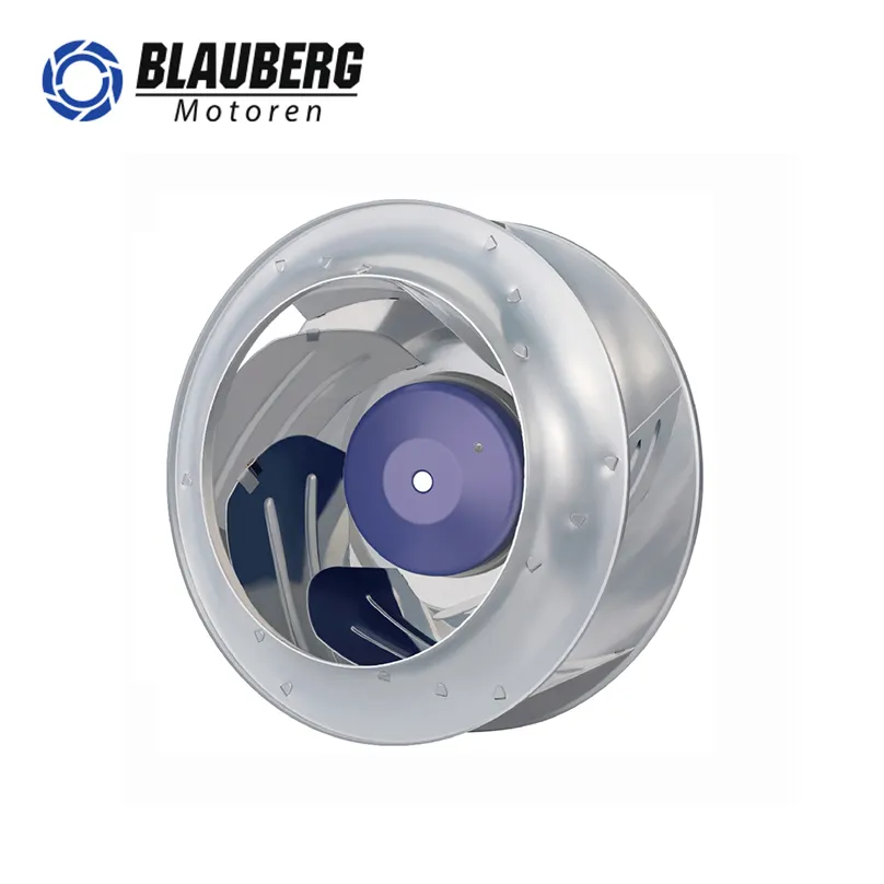 Blauberg 48v 310mm waterproof brushless kitchen exhaust air purifier DC backward centrifugal fan for air cleaning