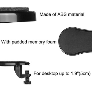 Rotating <strong>Computer</strong> Arm Rest Pad Ergonomic Adjustable PC Wrist Rest Extender Desk Hand Bracket Home Office Mouse Pad Health Care - Product Image 5