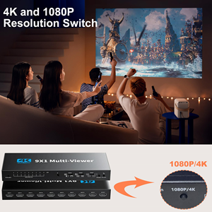 SY 9x1HDMI Multi-viewer Switcher Seamless 4K <strong>HDMI</strong> 9way 9 Screen Real Time Multi Viewer Screen <strong>Splitter</strong> 9 in <strong>1</strong> Out Switch Adapter - Product Image 6