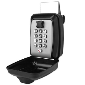 3 haneli kombinasyon Lockbox taşınabilir duvara monte ve asılı anahtar ev tuşları için güvenli kilit kutusu - Product Image 6