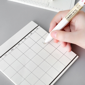Bloc de notas con planificador mensual semanal diario, Bloc de notas con lista de tareas, Bloc de notas con horario diario sin fecha, cuaderno para trabajo de oficina, suministros escolares