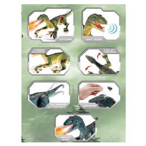 2.4G Smart Remote Control Dinosaur Monster Truck <strong>Toy</strong> With 3D Eyes <strong>Roar</strong> Sound Lights One Key Demo Feature - Product Image 5
