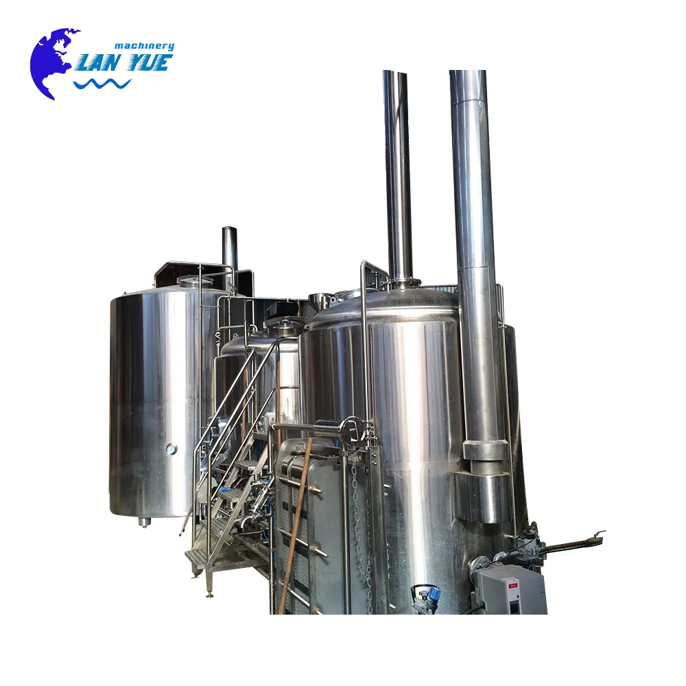 Piccola attrezzatura per la produzione di birra attrezzatura per la produzione di birra in acciaio inossidabile 304 3BBL sistema di vasi per Micro birrificio