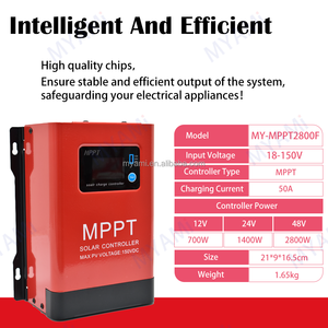 MYAMi 60A Max 150V MPPT <strong>Solar</strong> Charge <strong>Controller</strong> <strong>PWM</strong> Type with LCD Display 12V 24V 48V Lithium GEL Acid Home <strong>Solar</strong> Panel <strong>System</strong>