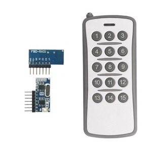 433MHZ codice di apprendimento 15key telecomando RF modulo di ricezione decodifica uscita segnale di alto livello - Product Image 1
