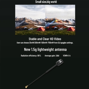 Caddx星云专业Vista套件相机720p/120fps高清数字5.8GHz FPV发射器2.1毫米150度FPV相机，适用于遥控迷你无人机 - Product Image 6