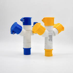 <strong>3</strong>-ways 16a Industrial <strong>3</strong> Pin <strong>Multi</strong> Plug <strong>Socket</strong> - Product Image 2