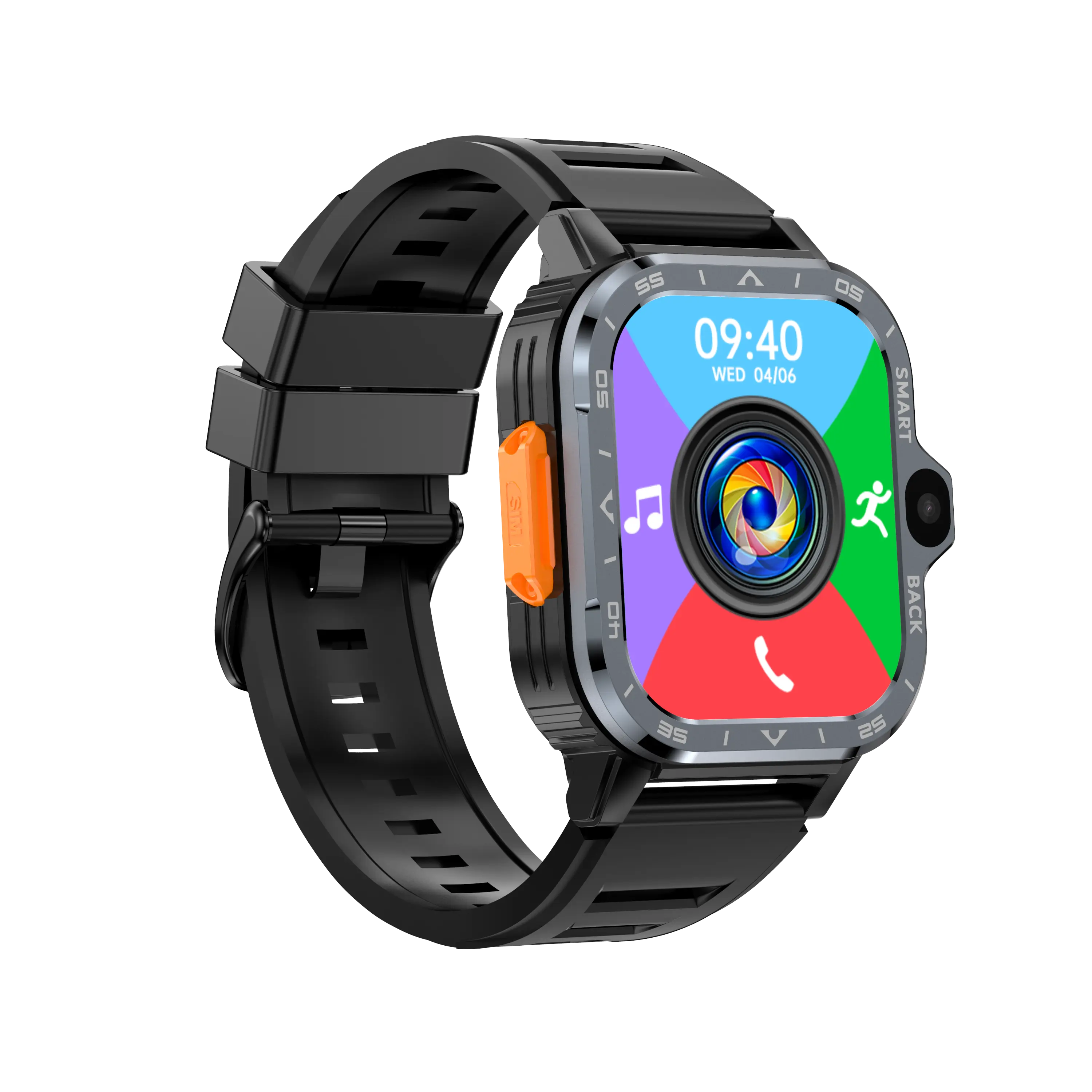 4G Sim Thẻ Điện Thoại Android Gọi Đồng Hồ Thông Minh Nhà Sản Xuất 2.03 Inch Máy Ảnh Smartwatch Cho Nam Giới Phụ Nữ