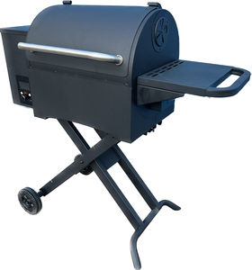 Oem עץ בינוני גריל מעור גריל bbq תנור חכם גלולה עם בקר <span class=keywords><strong>pid</strong></span> חיצוני pelet מעשן גריל