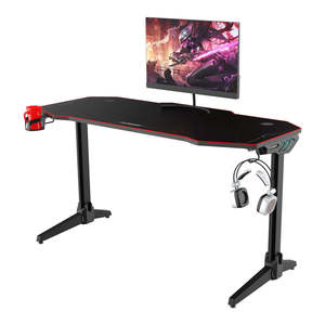 Sedia da tavolo multifunzionale 140*60*75 Cm scrivania da gioco per Computer tavolo gamba regolabile migliore scrivania per Computer da gioco - Product Image 1