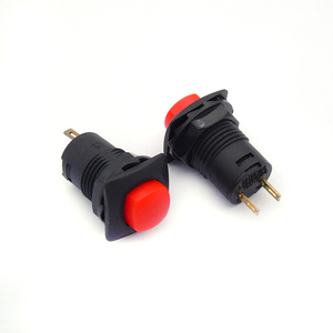 DS-426 Hole 12mm 2 Pin Self-Locking 3A 125V <strong>1.5A</strong> 250V AC on OFF Square Push Button <strong>Switch</strong> Red
