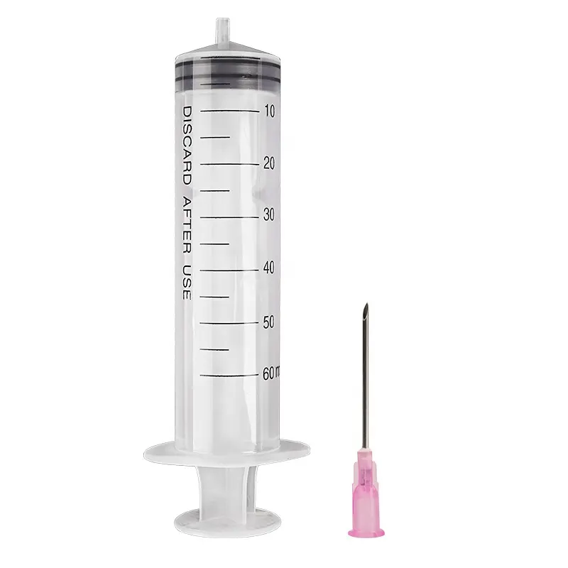 Pistolet d'injection vétérinaire 60ml injection de vaccin seringue de gros calibre de grande capacité