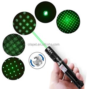 เลเซอร์ของเล่นแมวสำหรับแมวในบ้านไฟสีเขียวชาร์จไฟ USB อเนกประสงค์ - Product Image 2