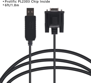 USB至DB9母空调制解调器RS232串行适配器电缆2-3交叉有线 - Product Image 6