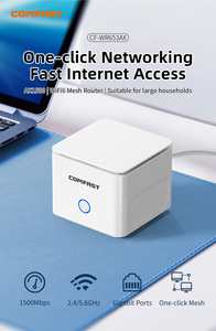 COMFAST 2.4GHz 5GHz Dual Band WiFi 6 Router per tutta la casa 1500Mbps Wireless Wi-Fi Mesh sistemi di rete con antenne interne - Product Image 2