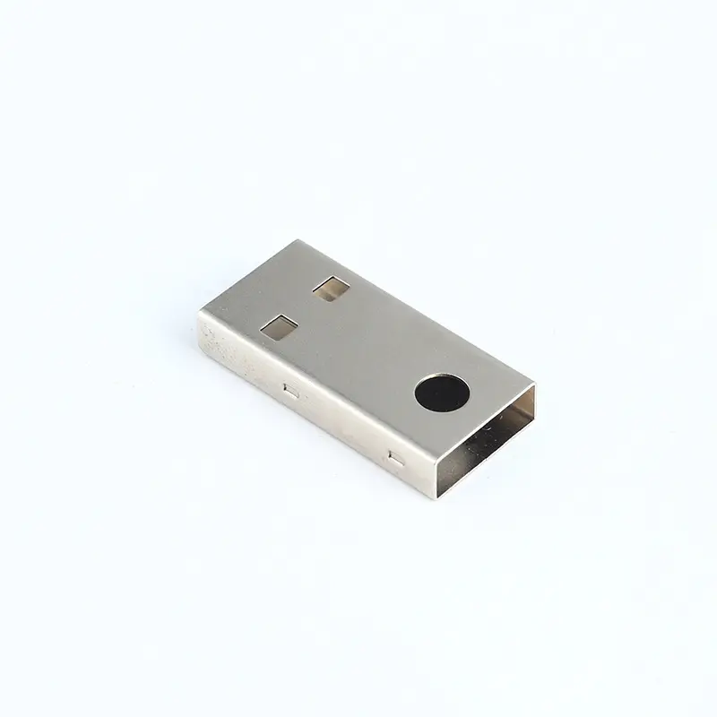 Kustom mikro Pendrive UDP chip dengan logam lengan warna-warni LED kaca kristal USB Flash memori stik terminal pena Drive