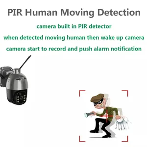 WiFi 4G Solar-Charged <strong>Home</strong> and Outdoor Security Video Camera with Night Vision <strong>System</strong> <strong>for</strong> Network Security Monitoring - Product Image 4