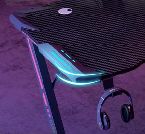 Mesa de juegos con pata en forma de Z para ordenador, mesa de juegos de net cafe, escritorio de casa, mesa de estudio, escritorio de escritura - Product Image 3