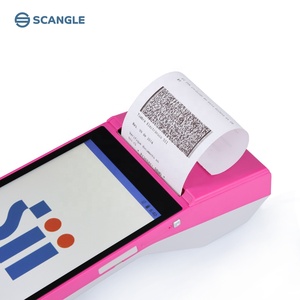 Scangle SP01 3G y 4G Terminal portátil Android POS Mini sistemas POS con impresora de recibos para sistema de lotería - Product Image 4