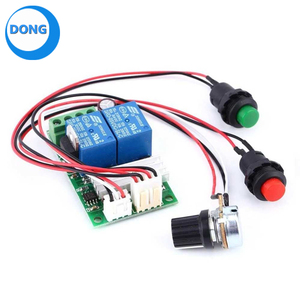<strong>PWM</strong> <strong>DC</strong> <strong>motor</strong> <strong>speed</strong> regulator 6V12V24V forward/reverse switch electric push rod <strong>motor</strong> <strong>controller</strong> button - Product Image 2