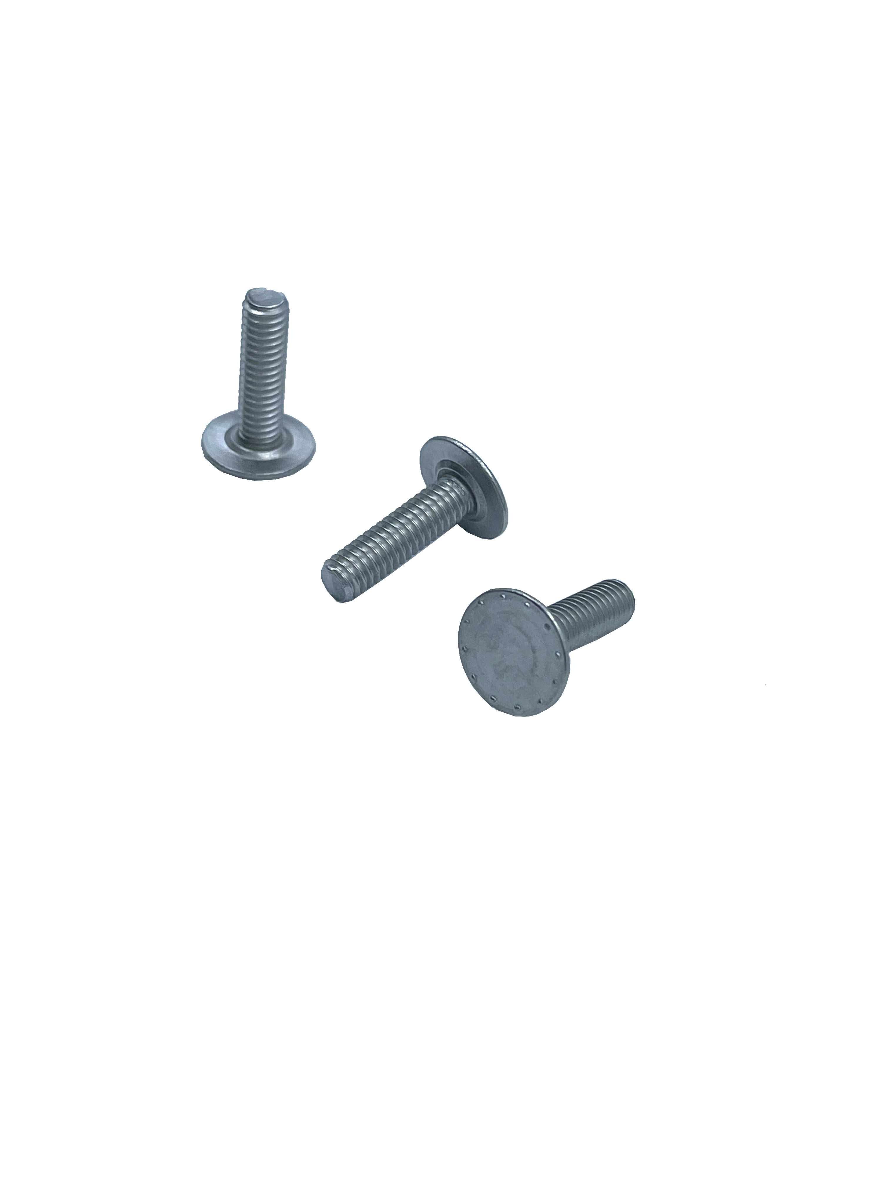 Elevator panel welding screw