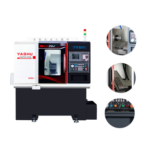 Fresadora de un solo husillo Torno de fresado CNC de 4 lados Torno multifuncional Fresadora con herramientas en vivo de 6 filas - Product Image 2