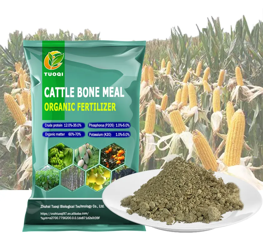 Toqi Wholesale Fertilizer Agricultural Water Soluble Organic Fertilizer Bone Powder