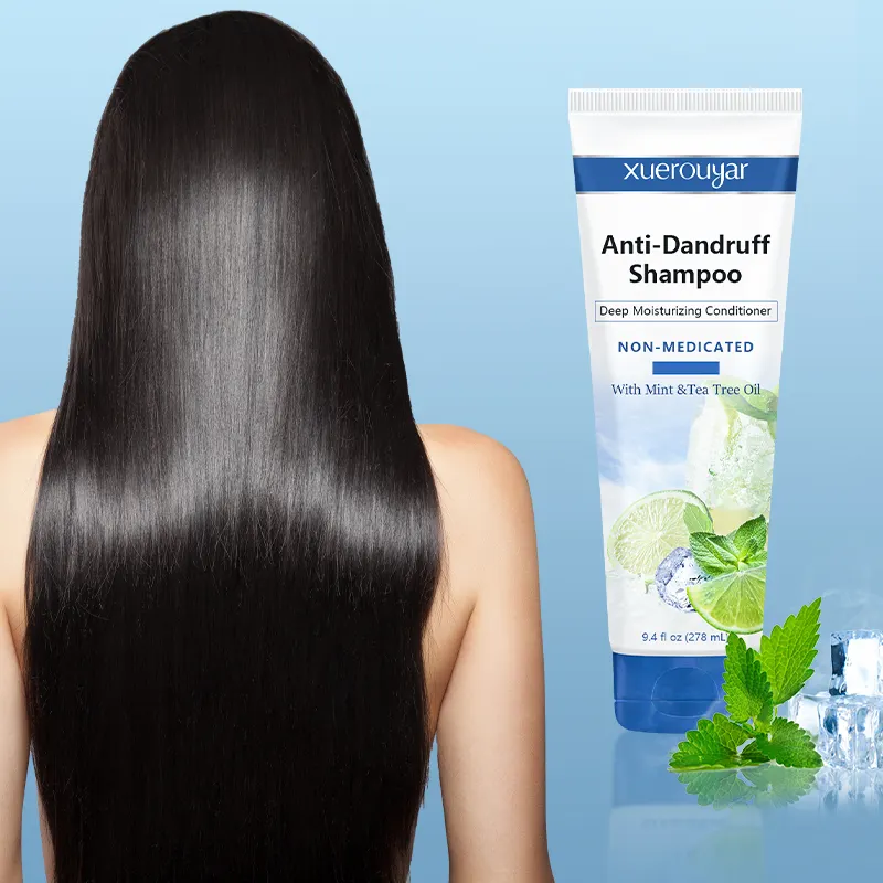 Etiqueta privada para hombres y mujeres picazón cuero cabelludo seco cabello graso puro orgánico Natural cuidado diario del cabello champú anticaspa