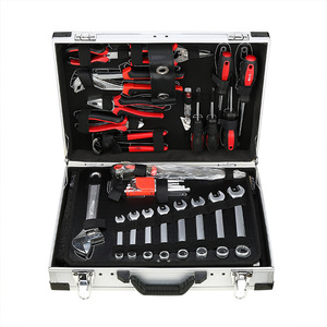 139件扳手箱手动套件修理家用五金工具组铝工具箱 - Product Image 5