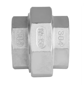 Thép không gỉ công nghiệp Threaded nữ BSP NPT Threaded Union Ống phù hợp - Product Image 3