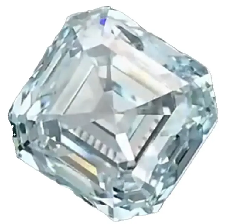 Goudstenen Fabriek Prijs 5.71ct Lab-Gekweekte Diamant Cvd Diamant Kettingen Maken Kussen Geslepen Vg Si Groenachtig Bule Losse Diamant