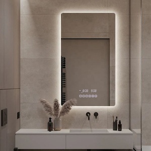 Backlit <strong>Light</strong> Smart LED Wall Mounted Mirror Frameless Fogless Mirror With Motion <strong>Sensor</strong> <strong>Function</strong> - Product Image 1