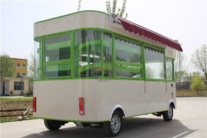 OEM Fruit Vegetable Salad Ice Cream Cart Mobile Food Vending Van Customized Electric Food Trucks for Sale