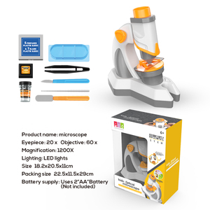 Bestseller Kids Stoom Optische Speelgoedmicroscoop Met Led-Verlichting Voor Kinderen - Product Image 2