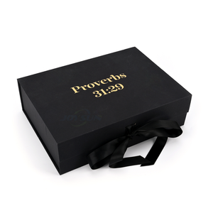 Sang Trọng Các Tông Màu Đen Từ Tăng Quà Tặng Bao Bì Hoa Hộp Caja Para Rosas Với Nắp Cơ Sở Cho Ngày Của Mẹ Ngày Valentine - Product Image 2