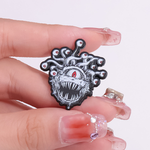 Punk Skull <strong>Gothic</strong> Enamel Pins Terror Eyes Head Lapel Badge Hat Backpack Brooches Jewelry Shirt Clothes Collar Pin Jewelry <strong>Gift</strong> - Product Image 4