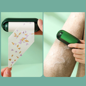 Mini Portable 2 côtés Pet Hair Cleaner brosse rouleau Pet Hair Remover Lint rouleau pour poils d'animaux - Product Image 2