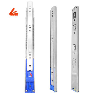 Jieyang meilleure vente glissière de tiroir tampon à roulement à billes rails télescopiques glissières de tiroir à fermeture douce sous les glissières de tiroir de montage - Product Image 5