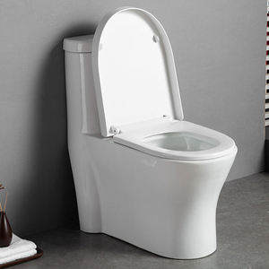 <strong>Best</strong> Selling Modern Design One Piece WC <strong>Toilet</strong> Bowl White Soft Cover Seat Floor Mounted Ceramic Pattern Bath Style on Sale - Product Image 3