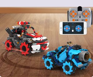 HOSHI Remote Control Block Self-Designed <strong>Programmed</strong> Mecanum Wheel Ice Battle Car Budilding Block Kit <strong>Tech</strong> Mechanical Stem Toys - Product Image 6