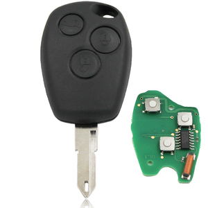 2 düğmeler uzaktan anahtar fob 433MHz Renault Modus için usta Kangoo Clio silgi PCF7947 / PCF7946AT çip NE72 kesilmemiş bıçak - Product Image 5