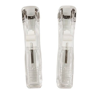 Máy Dập Ghim Không Viền Màu Trong Suốt Máy Dập Ghim Không Móng Tay Đơn Giản Cho Học Sinh - Product Image 4