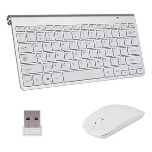 2,4G teclado inalámbrico para juegos y ratón Mini teclado Multimedia juego combinado de ratón para Notebook Laptop Mac PC de escritorio - Product Image 3