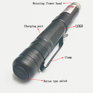Puntatore Laser presentatore torcia a Led con puntatore Laser 2 in 1 penna puntatore Laser - Product Image 5
