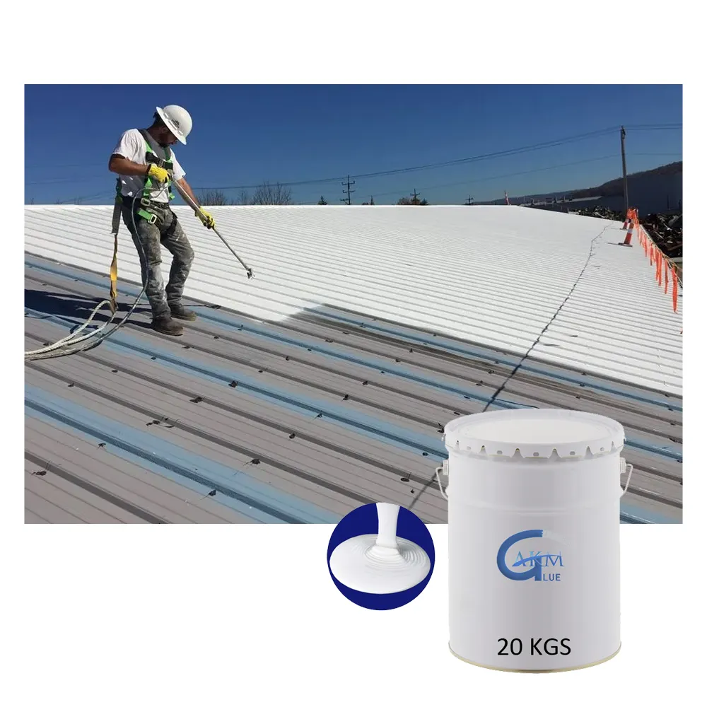 Защита от излучения и водонепроницаемая теплоизоляция внешнее отражение для цементной крыши оптовая продажа изоляционного покрытия и краски для крыши