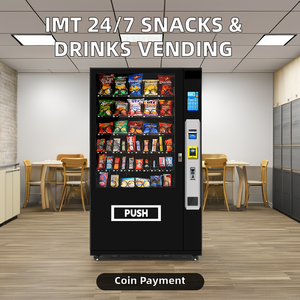 IMT máy bán đồ uống thực phẩm Mở 24 giờ chấp nhận thanh toán bằng thẻ tín dụng bằng tiền xu cho đồ ăn nhẹ đồ uống lạnh kẹo mã thông báo SDK - Product Image 3