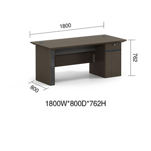 紫泰总裁桌椅组合办公台单人轻便豪华大班老板行政办公桌 - Product Image 2
