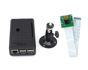 Raspberry Pi 4 funda soporte de cámara carcasa 3B/3B + placa base Carcasa protectora fija ABS ventilador caja de refrigeración Raspberry Pi 4B funda - Product Image 5