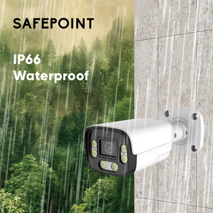 Câmera de Segurança Comercial IP66 à Prova d'Água 2MP/3MP/4MP POE Bullet com Visão Noturna IR de 50m para Edifícios Comerciais - Product Image 4