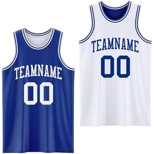 Royal Blue and White